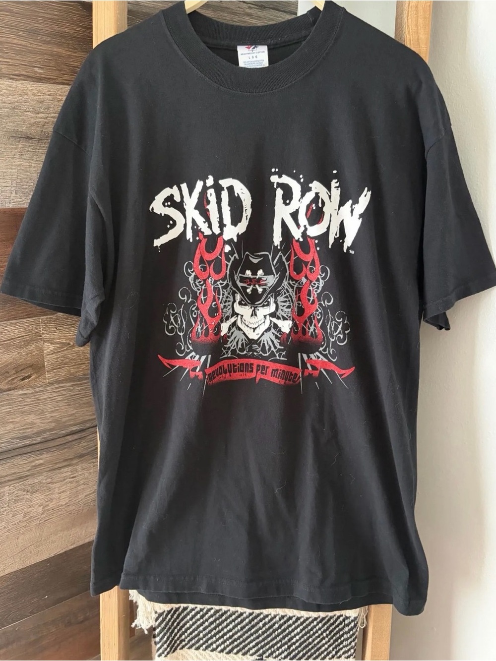 Y2K Skid Row Revolutions Per Minute Vintage Band Tee